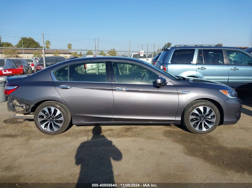 2017 Honda Accord Hybrid VIN: JHMCR6F30HC001827 Lot: 40808640