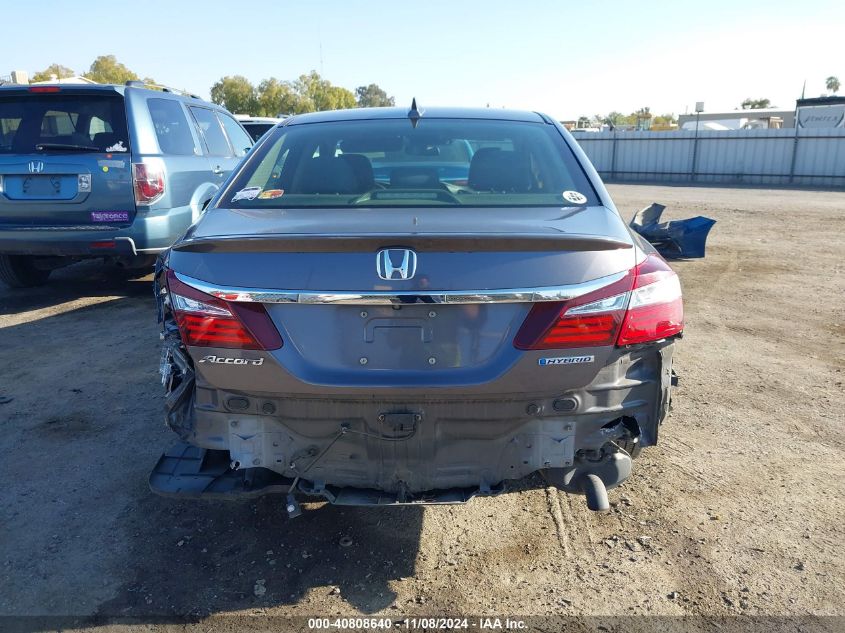 2017 Honda Accord Hybrid VIN: JHMCR6F30HC001827 Lot: 40808640