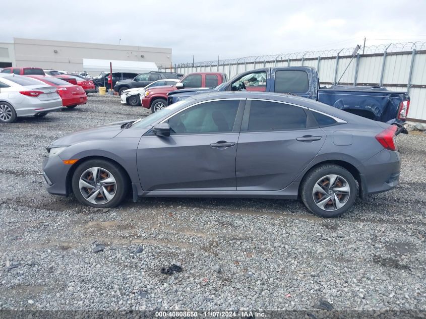 2019 Honda Civic Lx VIN: 19XFC2F66KE024564 Lot: 40808650