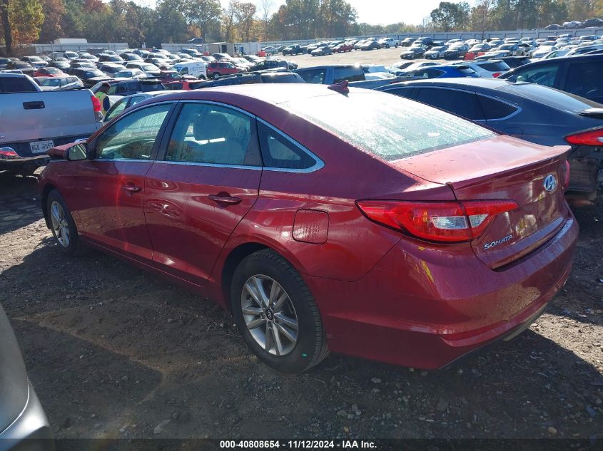 2016 Hyundai Sonata Se VIN: 5NPE24AFXGH283790 Lot: 40808654