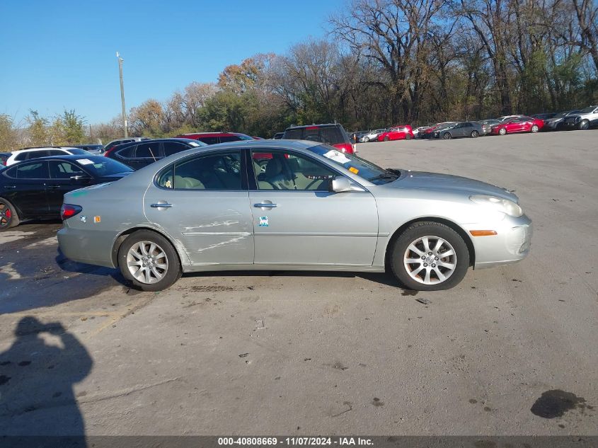 2004 Lexus Es 330 Base (A5) VIN: JTHBA30G045036282 Lot: 40808669