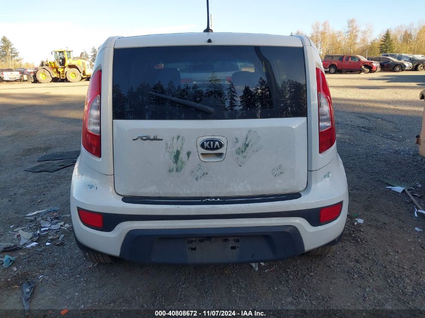 2013 Kia Soul + VIN: KNDJT2A67D7527699 Lot: 40808672