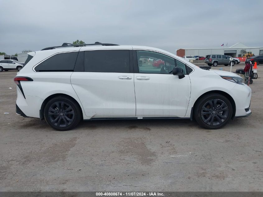 2024 Toyota Sienna Xse VIN: 5TDXRKEC1RS198486 Lot: 40808674