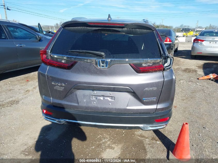 2021 Honda Cr-V Hybrid Touring VIN: 7FART6H97ME029477 Lot: 40808683