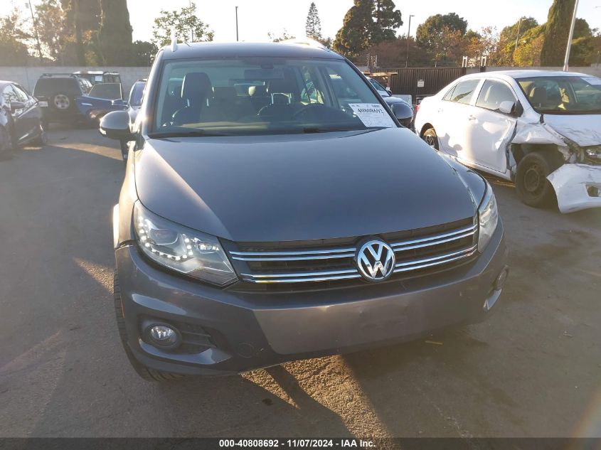 2013 Volkswagen Tiguan Sel VIN: WVGBV3AX0DW614035 Lot: 40808692