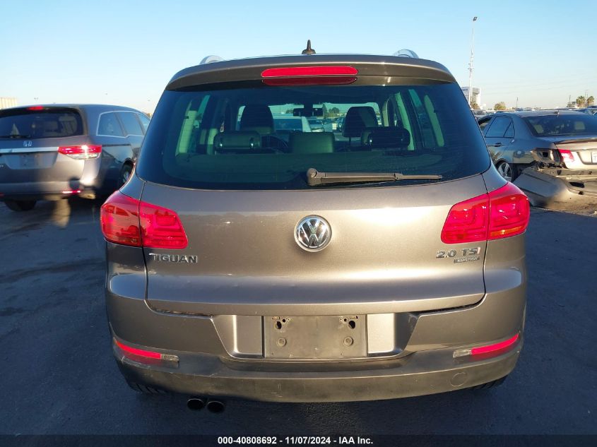 2013 Volkswagen Tiguan Sel VIN: WVGBV3AX0DW614035 Lot: 40808692