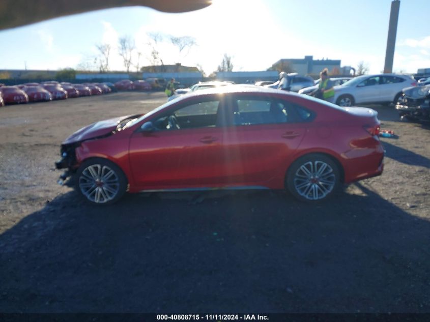 2021 Kia Forte Gt VIN: 3KPF44AC3ME332395 Lot: 40808715