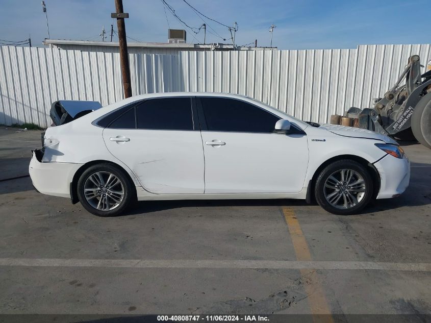 2015 Toyota Camry Hybrid Se VIN: 4T1BD1FK8FU174293 Lot: 40808747