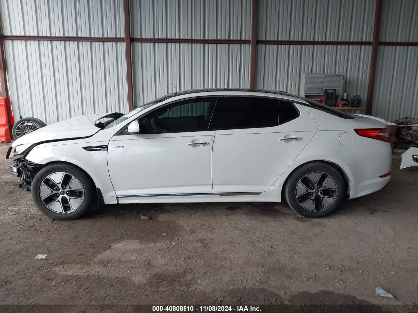 2013 Kia Optima Hybrid Ex VIN: KNAGM4AD5D5054363 Lot: 40808810