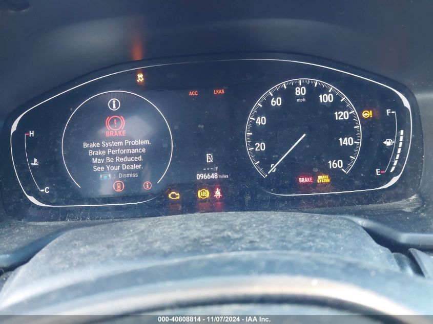 2019 HONDA ACCORD VIN: 1HGCV1F18KA143670