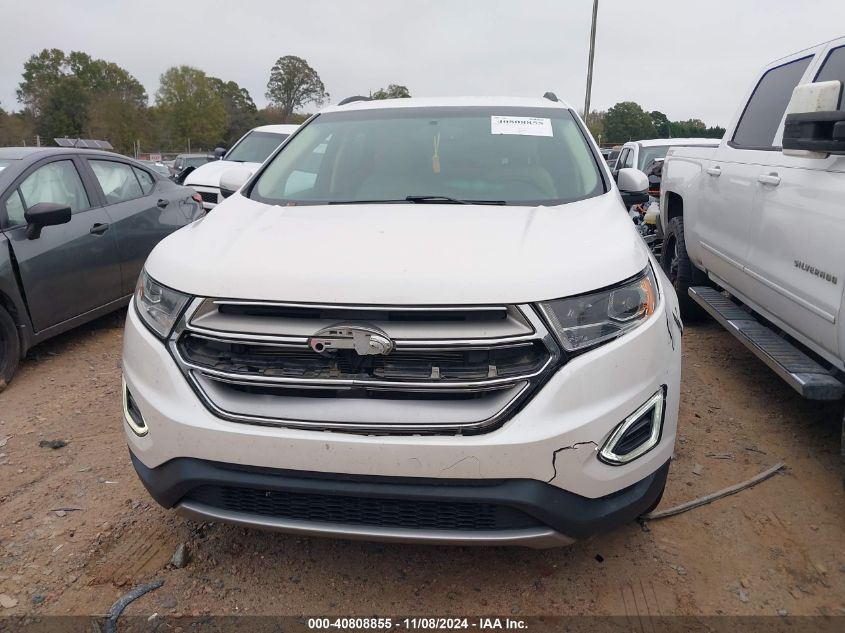 2015 Ford Edge Sel VIN: 2FMTK4J83FBB61724 Lot: 40808855