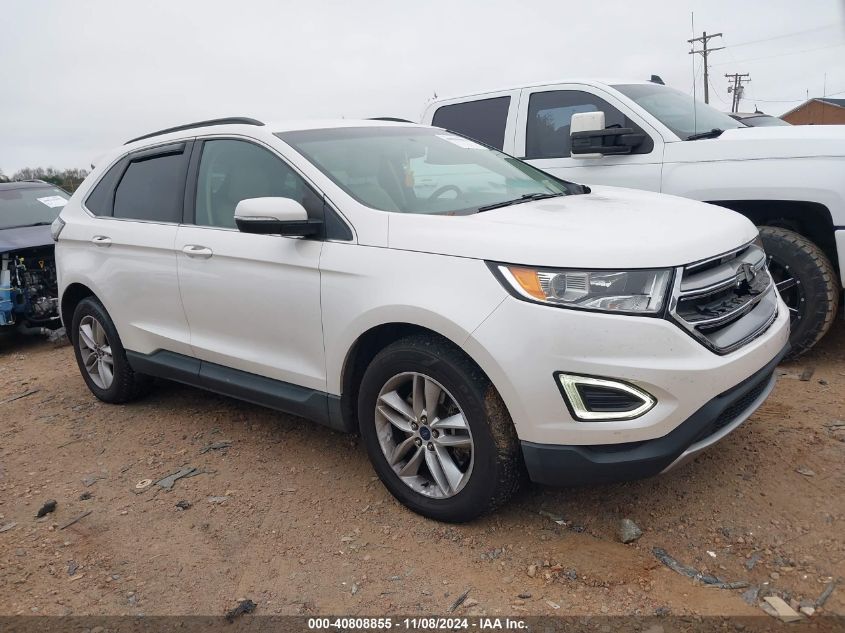 2015 Ford Edge Sel VIN: 2FMTK4J83FBB61724 Lot: 40808855