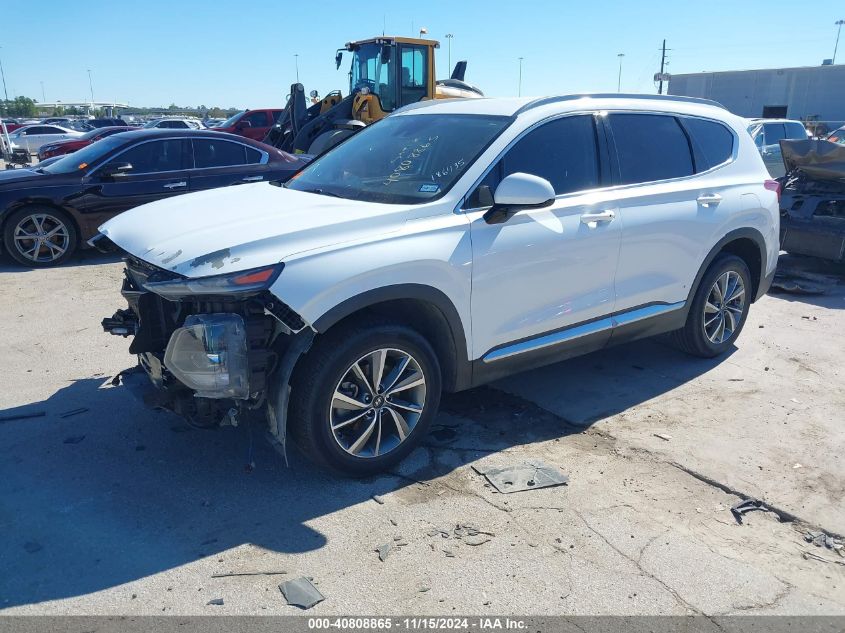 VIN 5NMS33AD1KH016150 2019 Hyundai Santa Fe, Sel Plus no.2