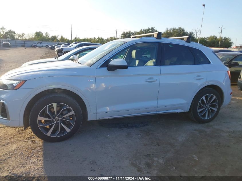 2022 Audi Q5 Premium Plus 45 Tfsi S Line Quattro S Tronic VIN: WA1EAAFY9N2071192 Lot: 40808877