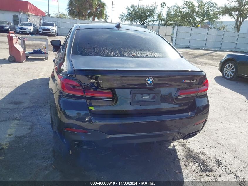 2023 BMW M550 I xDrive VIN: WBA13BK01PCN38314 Lot: 40808910