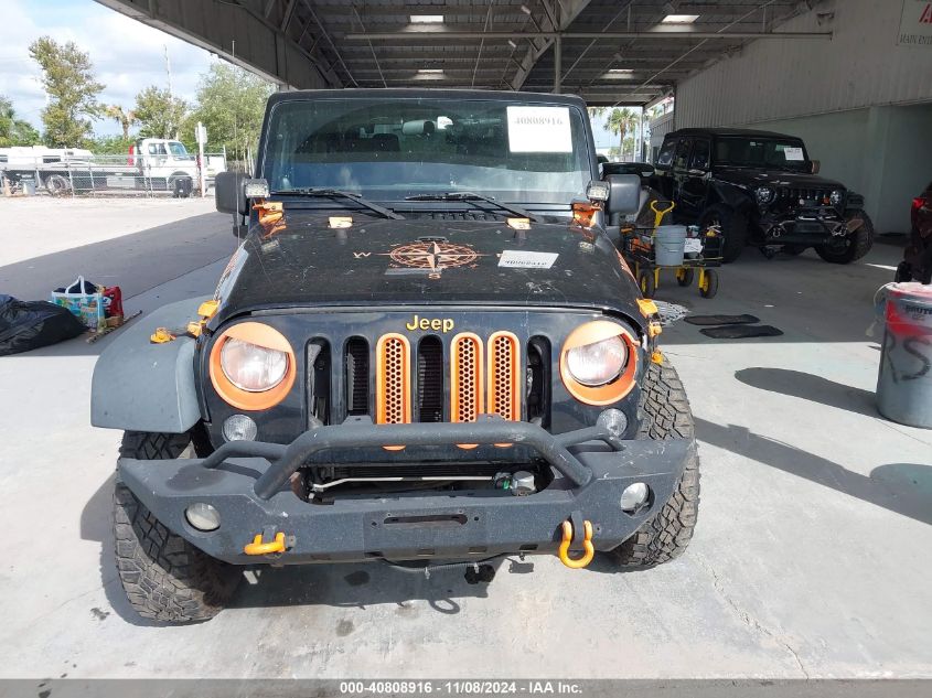 2014 Jeep Wrangler Willys Wheeler VIN: 1C4AJWAG2EL321706 Lot: 40808916