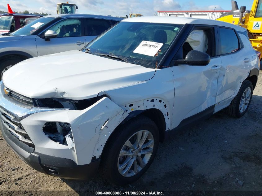 2023 Chevrolet Trailblazer Fwd Ls VIN: KL79MMS26PB208316 Lot: 40808985