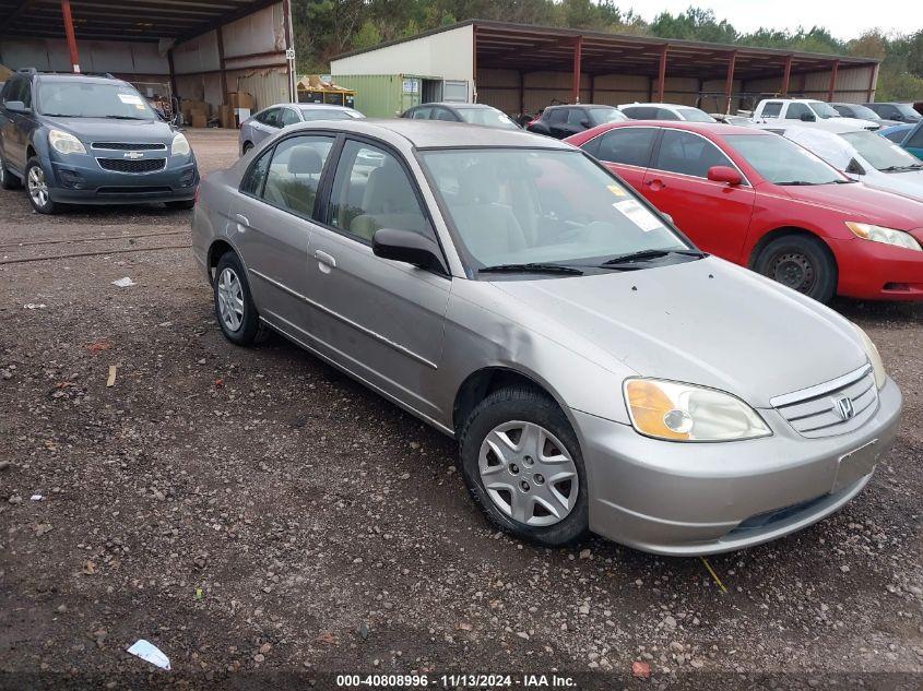 2003 Honda Civic Lx VIN: 1HGES16553L024436 Lot: 40808996