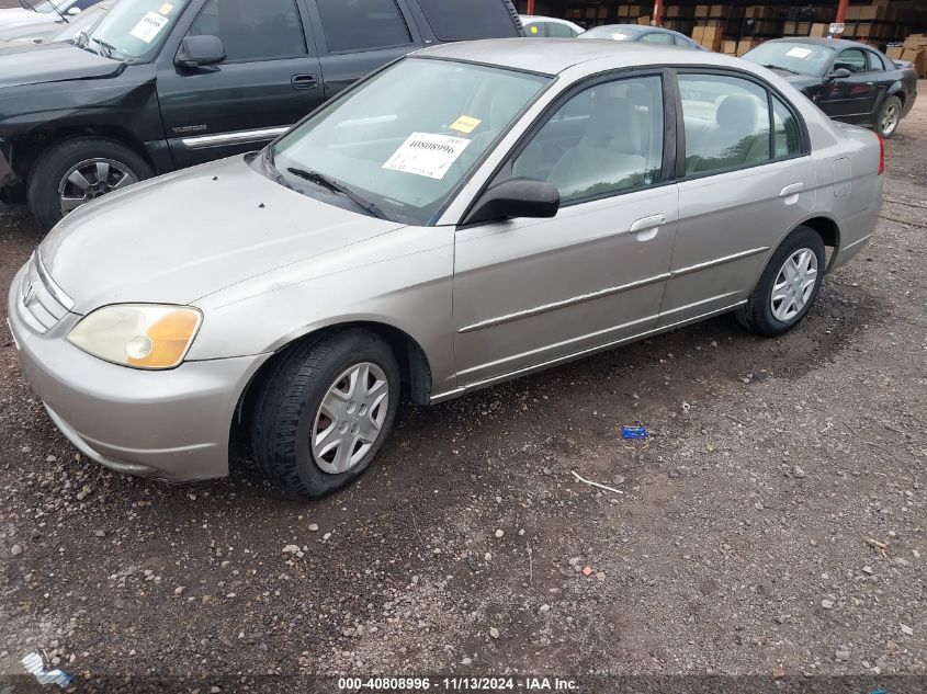 2003 Honda Civic Lx VIN: 1HGES16553L024436 Lot: 40808996