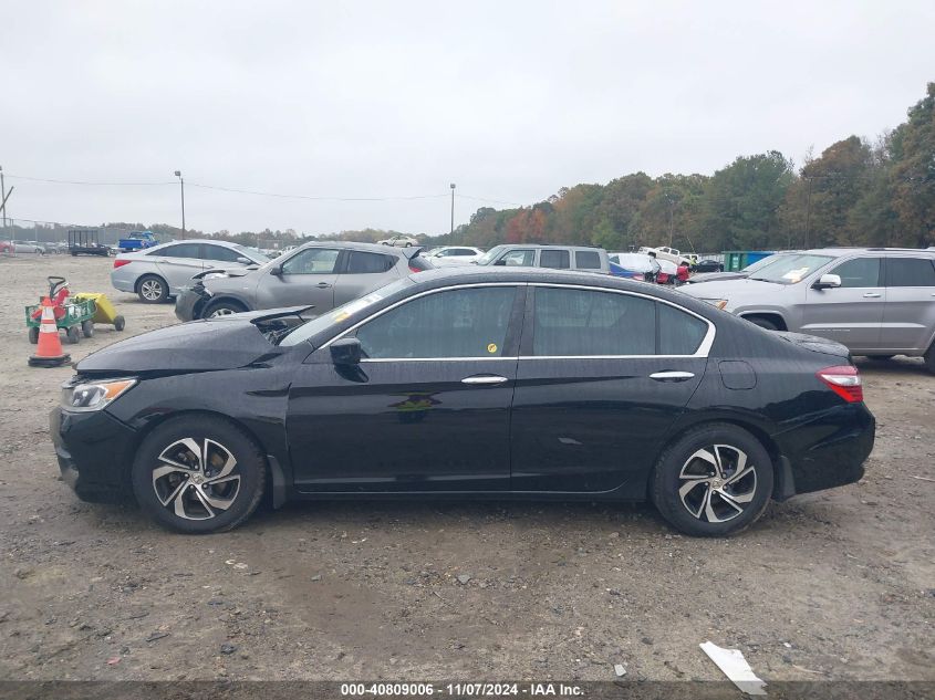 2017 Honda Accord Lx VIN: 1HGCR2F32HA122608 Lot: 40809006