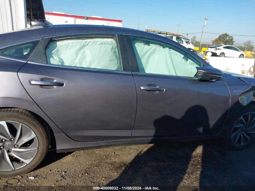 2019 Honda Insight Touring VIN: 19XZE4F98KE005270 Lot: 40809032