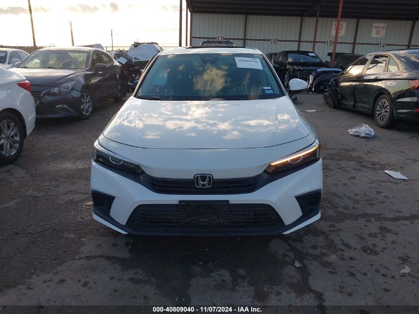 2022 Honda Civic Ex VIN: JHMFE1F7XNX005113 Lot: 40809040