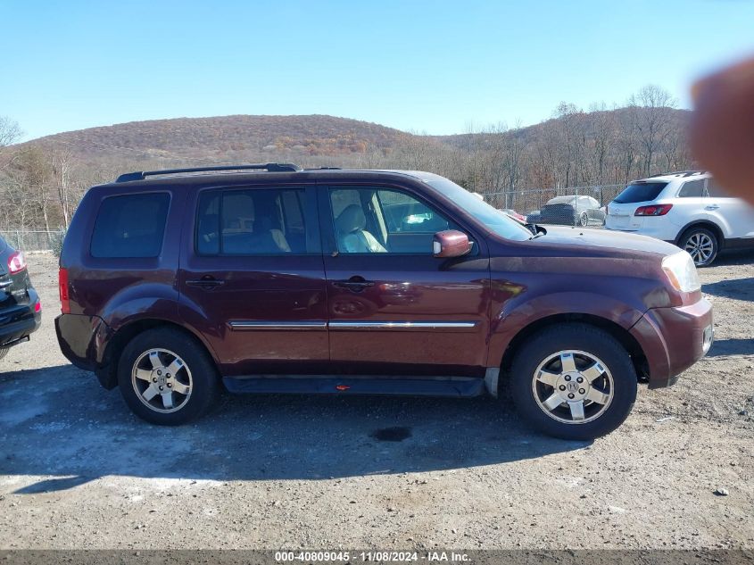 2009 Honda Pilot Touring VIN: 5FNYF48949B007835 Lot: 40809045