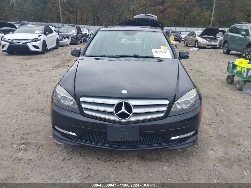 2011 Mercedes-Benz C 300 Luxury/Sport VIN: WDDGF5EB5BR168046 Lot: 40809047