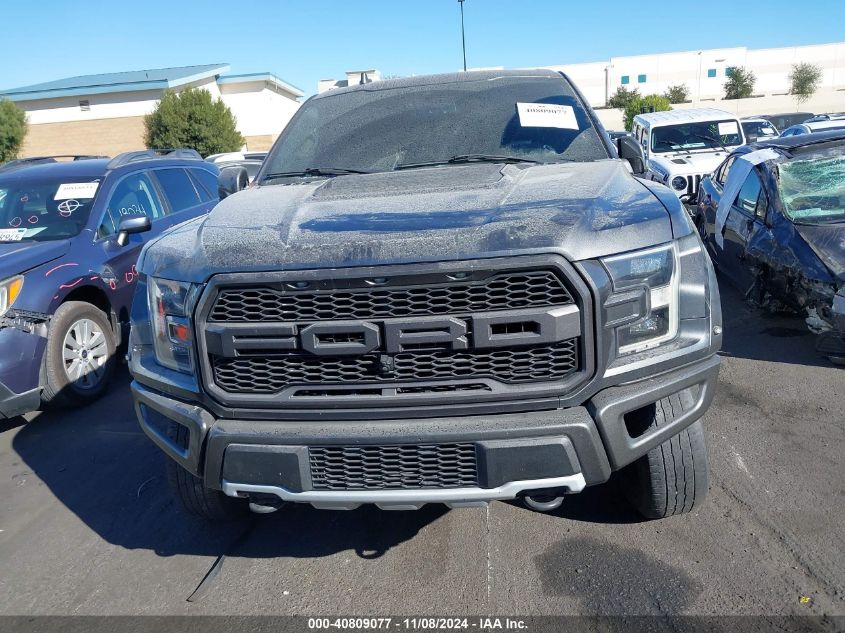 2019 Ford F-150 Raptor VIN: 1FTFW1RG5KFC87785 Lot: 40809077