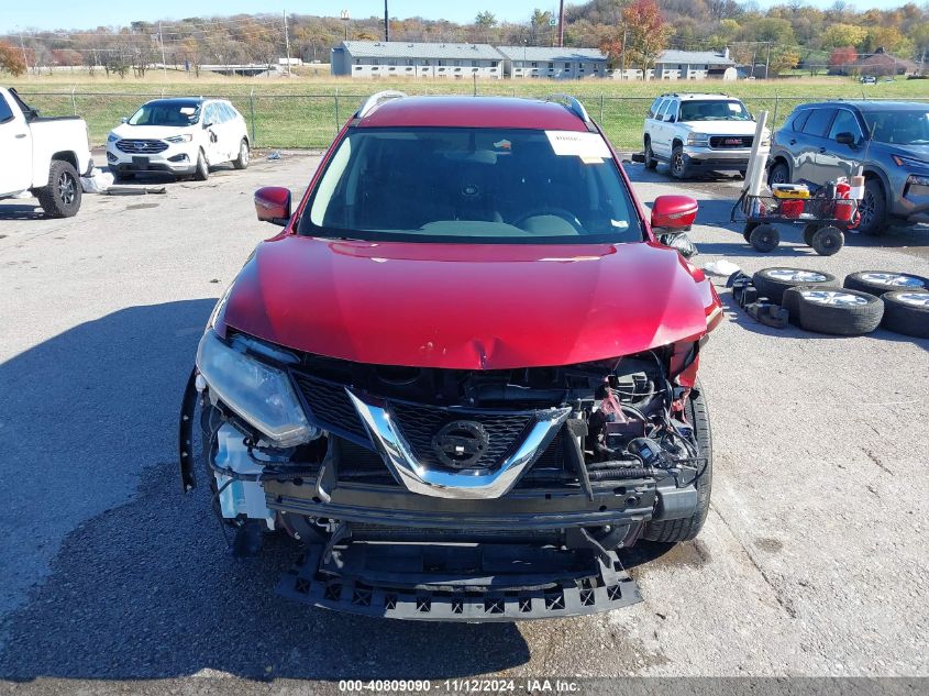 2016 Nissan Rogue Sv VIN: JN8AT2MV8GW151676 Lot: 40809090