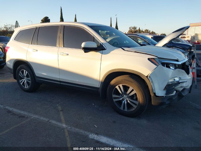 2018 Honda Pilot Ex VIN: 5FNYF5H31JB023691 Lot: 40809125