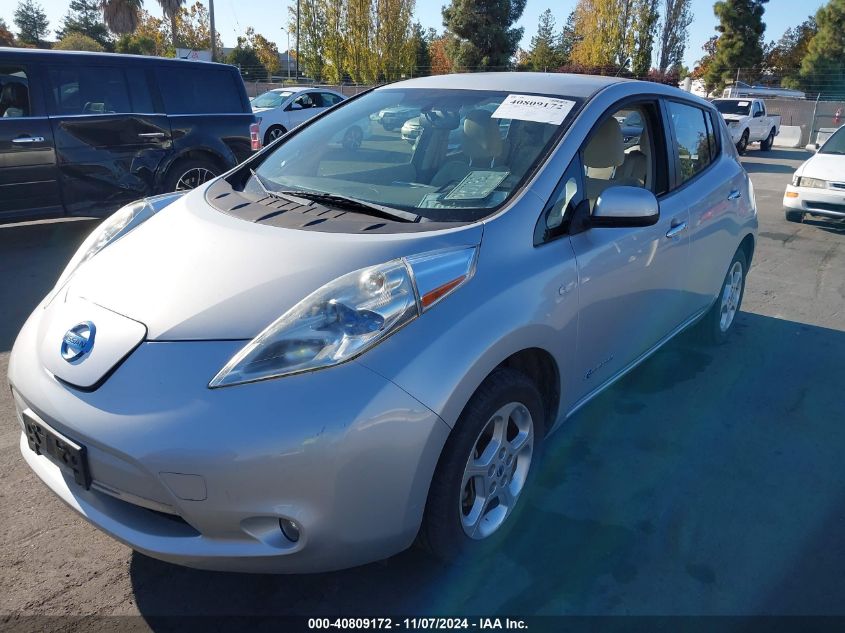 2011 Nissan Leaf Sl VIN: JN1AZ0CP9BT006385 Lot: 40809172