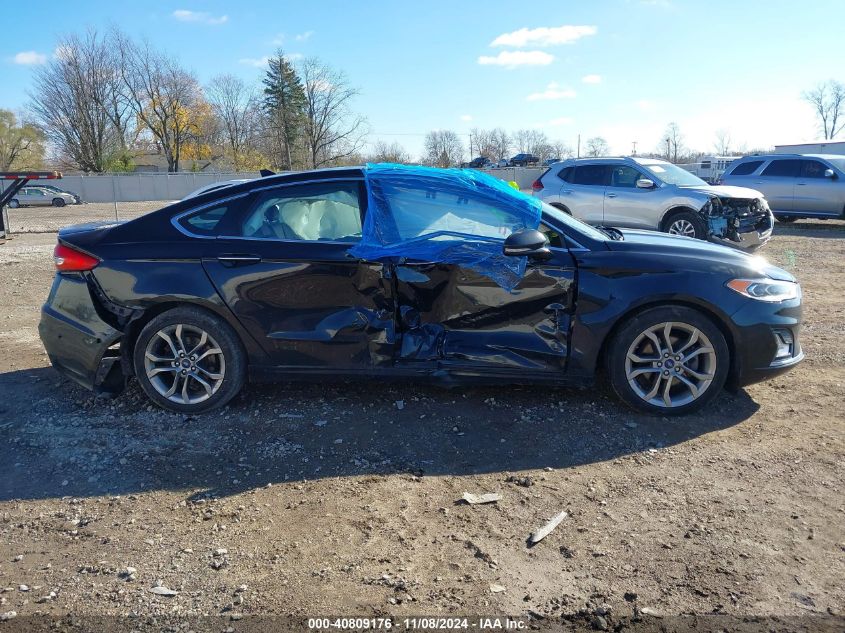 2020 Ford Fusion Hybrid Titanium VIN: 3FA6P0RUXLR100502 Lot: 40809176