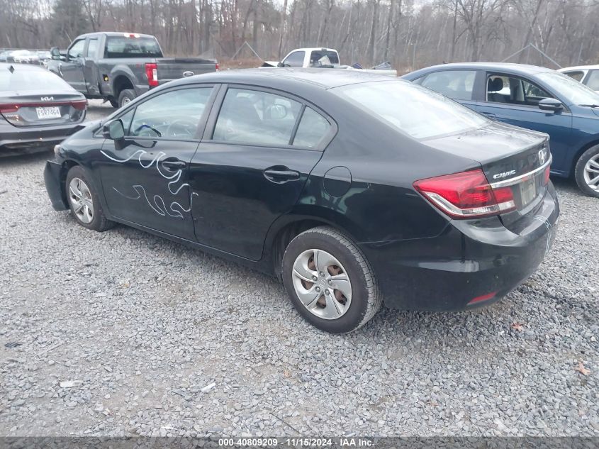 VIN 2HGFB2F52DH599019 2013 Honda Civic, LX no.3