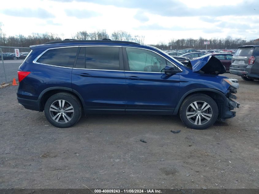 2016 Honda Pilot Ex-L VIN: 5FNYF6H57GB094524 Lot: 40809243