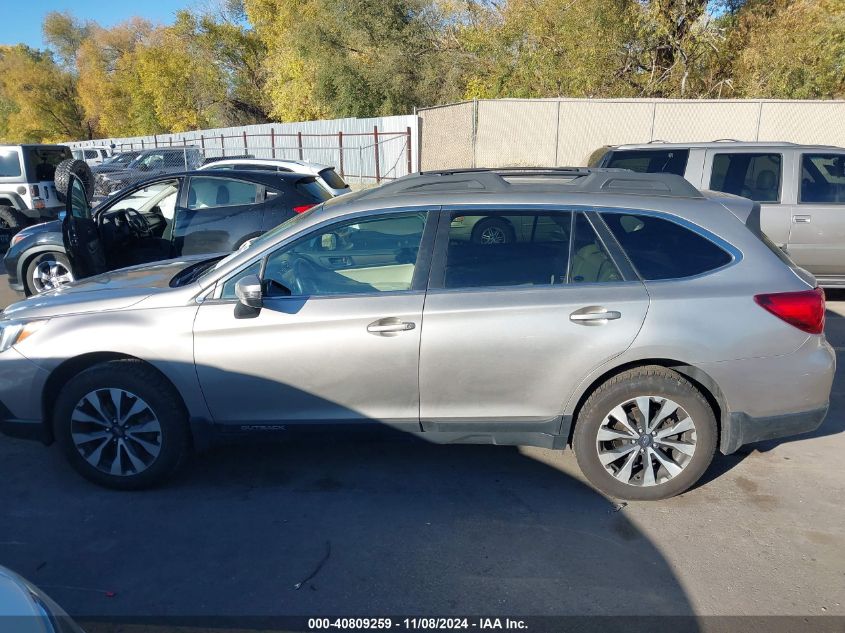 2017 Subaru Outback 2.5I Limited VIN: 4S4BSANC4H3361393 Lot: 40809259