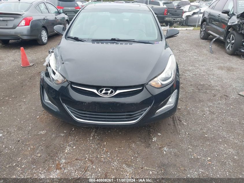 2016 Hyundai Elantra Value Edition VIN: 5NPDH4AEXGH782249 Lot: 40809261