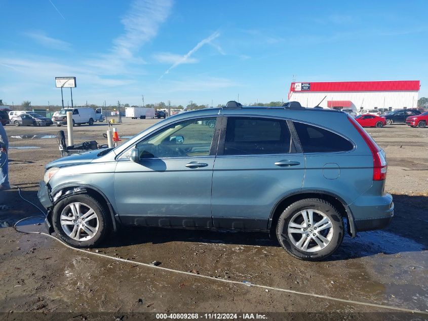 2010 Honda Cr-V Ex-L VIN: 5J6RE3H71AL024846 Lot: 40809268