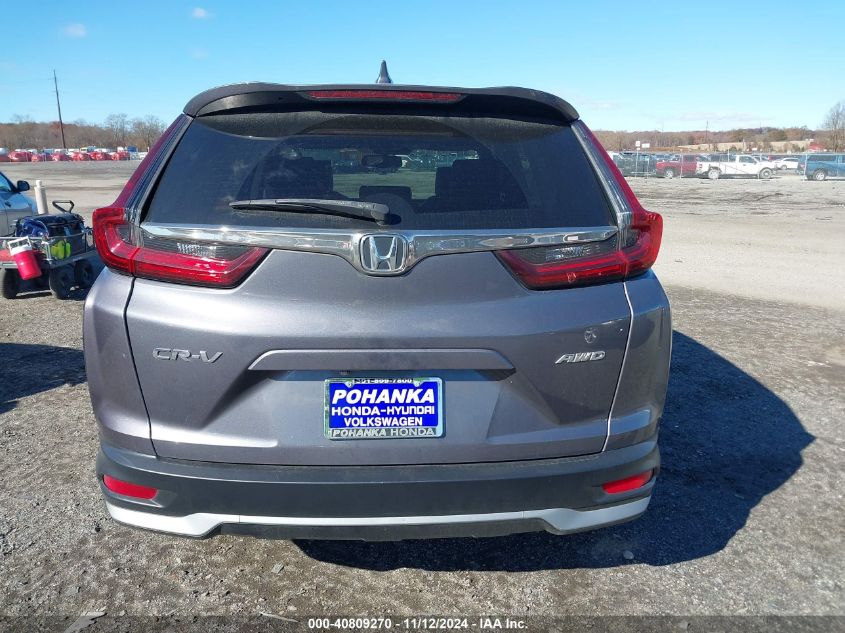 2021 Honda Cr-V Awd Ex-L VIN: 2HKRW2H82MH655054 Lot: 40809270