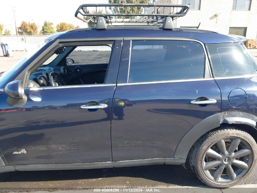 2012 Mini Cooper S Countryman VIN: WMWZC5C50CWL58054 Lot: 40809296