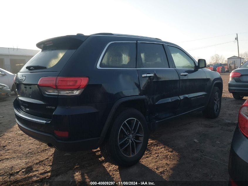 2017 Jeep Grand Cherokee Limited 4X4 VIN: 1C4RJFBGXHC884752 Lot: 40809297