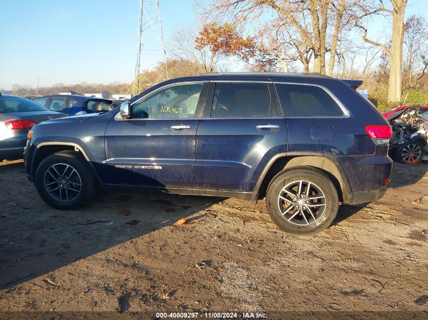 2017 Jeep Grand Cherokee Limited 4X4 VIN: 1C4RJFBGXHC884752 Lot: 40809297