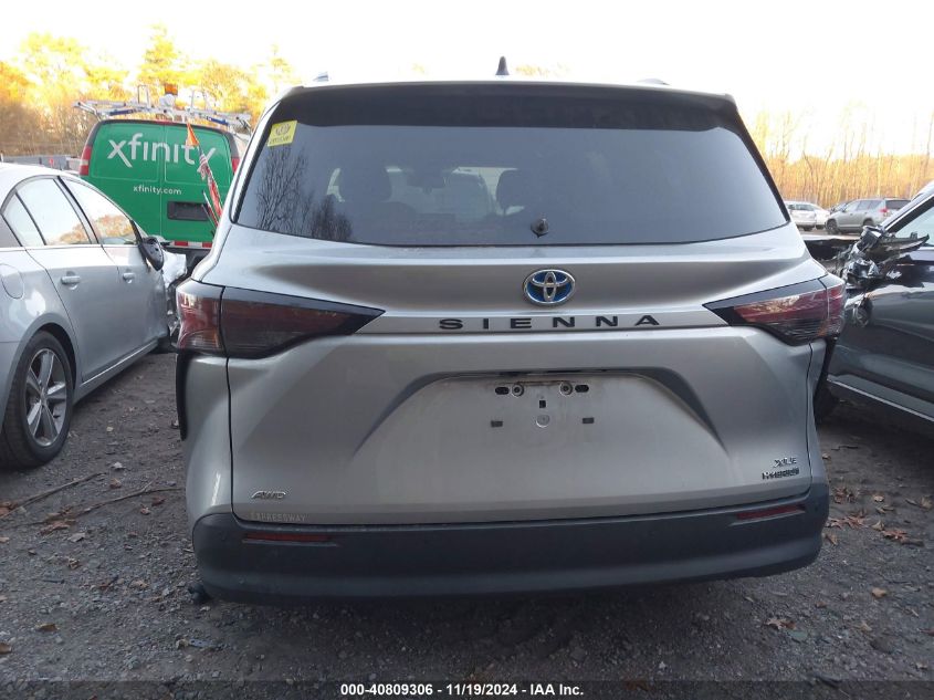 2023 Toyota Sienna Xle VIN: 5TDJSKFC9PS075072 Lot: 40809306