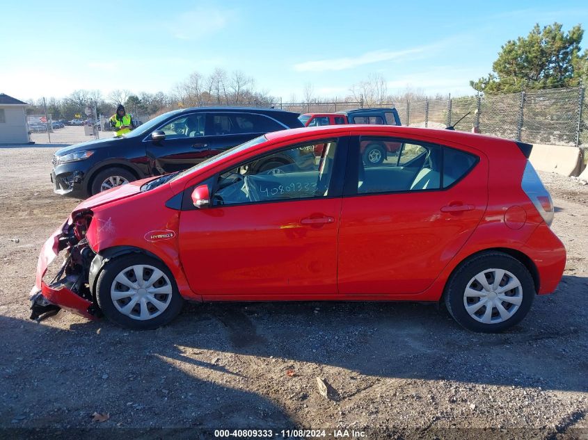 2012 Toyota Prius C One VIN: JTDKDTB3XC1502129 Lot: 40809333