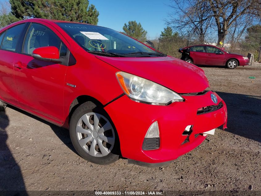 2012 Toyota Prius C One VIN: JTDKDTB3XC1502129 Lot: 40809333