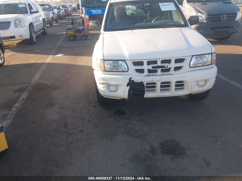 2002 Isuzu Rodeo Ls 3.2L V6/Lse 3.2L V6/S 3.2L V6 VIN: 4S2CK58W724313155 Lot: 40809337