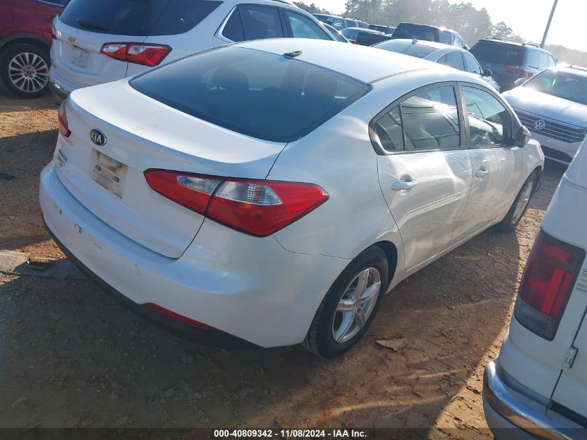 VIN KNAFX4A61F5282545 2015 KIA Forte, LX no.4