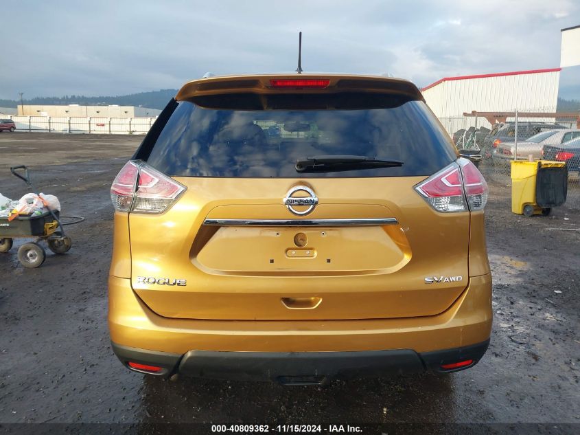 2015 Nissan Rogue Sv VIN: 5N1AT2MV4FC777183 Lot: 40809362