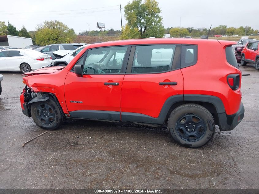 2021 Jeep Renegade Sport Fwd VIN: ZACNJCAB9MPM37125 Lot: 40809373