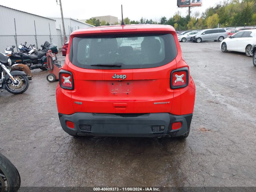 2021 Jeep Renegade Sport Fwd VIN: ZACNJCAB9MPM37125 Lot: 40809373